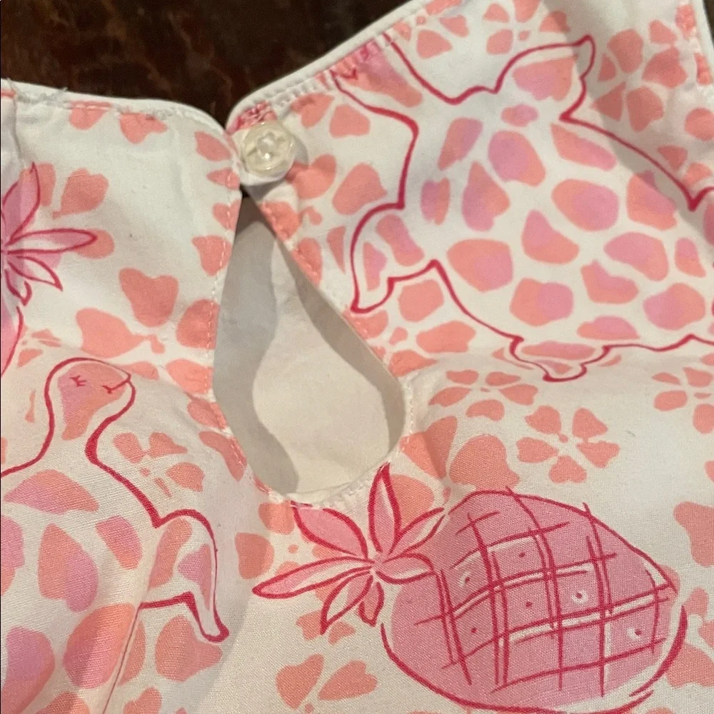 Old Navy Pink and White 18-24 Month Dress